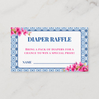 Carte D'accompagnement Mamma Mia Baby Shower Diaper Raffle
