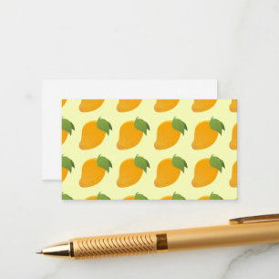Carte D'accompagnement Mango Amateurs de fruits tropicaux Caraïbes été