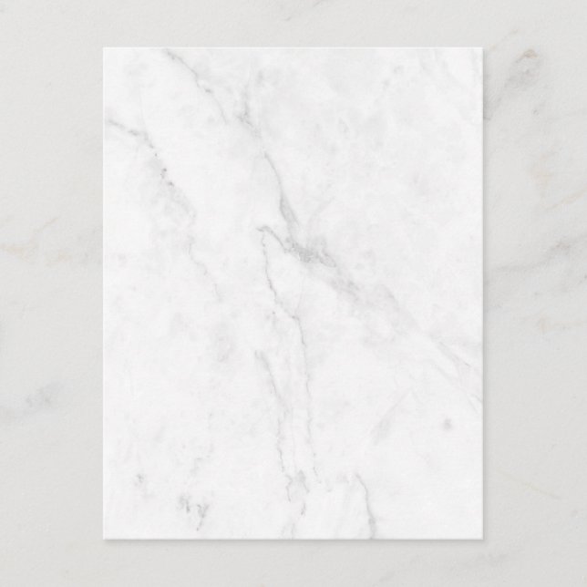 Carte D'accompagnement Marbre Blanc (Devant)