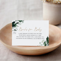 MAREE Livres de verdure pour Baby Insert Card