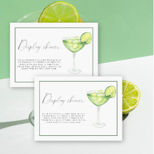 Carte D'accompagnement Marges & Mariage Douche nuptiale Display