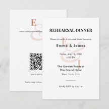 Mariage à l'esperluette en terre cuite | Dîner de 