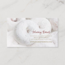 Mariage Beignet au Sucre en Poudre