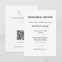 Mariage Blush Esperluette | Dîner de Répétition 