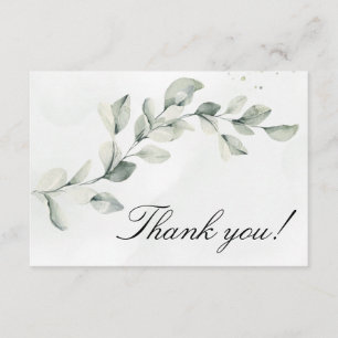 Carte D'accompagnement Mariage botanique Dusty Blue Eucalyptus RSVP Enclo