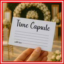Mariage capsule temporelle douche de mariage
