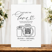 Mariage Capture L'Amour QR Code Photo Partager