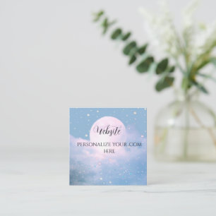Carte D'accompagnement Mariage céleste de rêve baigné de clair de lune