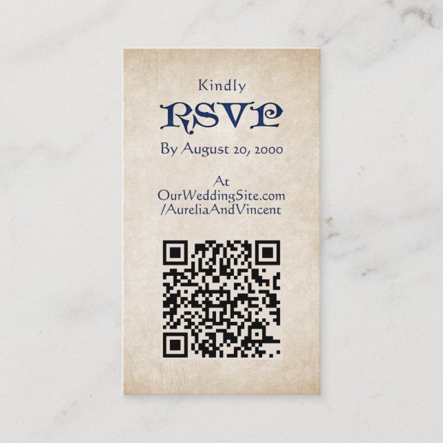 Carte D'accompagnement Mariage celtique des épées (Devant)