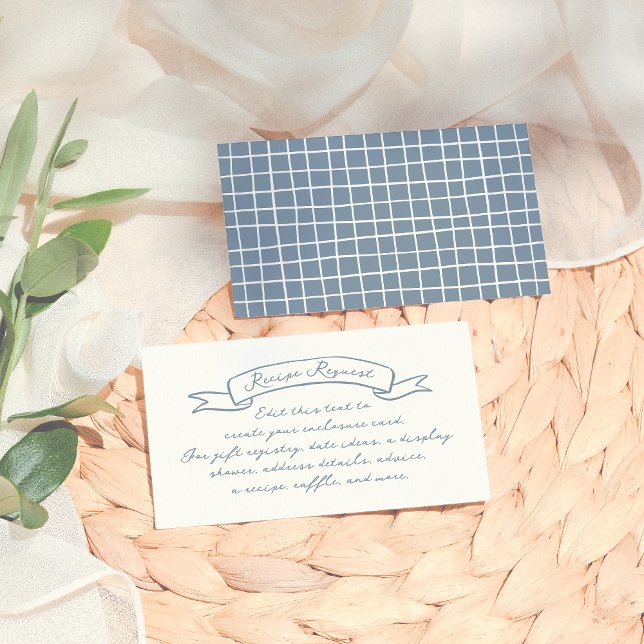 Carte D'accompagnement Mariage Champêtre Illustré à la Main avec une touc (Créateur téléchargé)