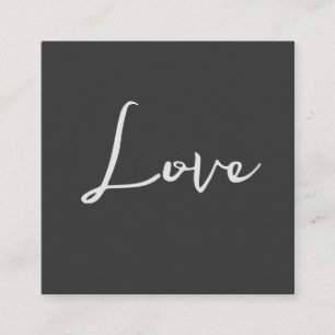 Carte D'accompagnement Mariage d'amour Arrière - plan gris élégant