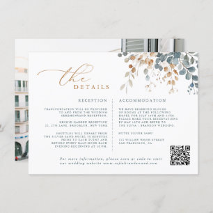 Carte D'accompagnement Mariage d'aquarelle florale moelleuse