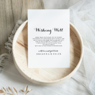 Carte D'accompagnement Mariage de calligraphie moderne qui veut bien