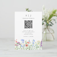 Mariage de code Spring WildflowerQR