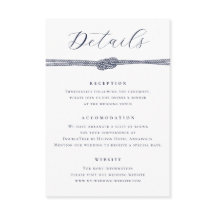 Mariage de détails élégant du noeud de corde nauti