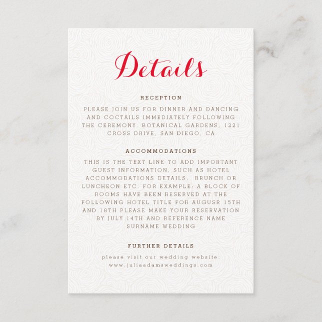 Carte D'accompagnement Mariage de feuillage de Fleur sauvage Boho violet  (Devant)