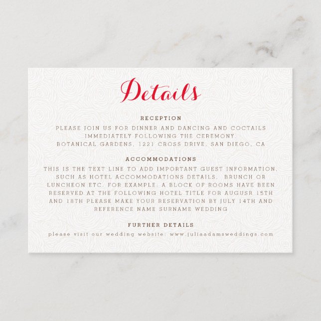 Carte D'accompagnement Mariage de feuillage de Fleur sauvage Boho violet  (Devant)