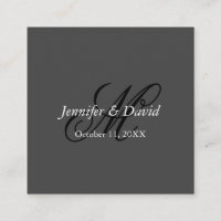 Mariage de monogramme de calligraphie attirant