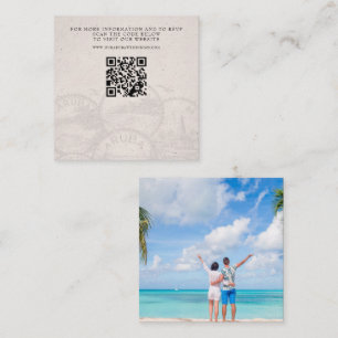 Carte D'accompagnement Mariage de passeport Aruba QR