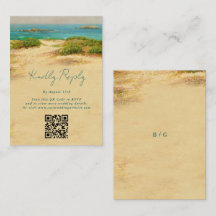 Mariage de plage à l'aquarelle sur la côte