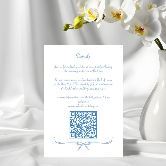 Carte D'accompagnement Mariage Doodle Amusant et Original (Créateur téléchargé)