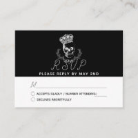 Mariage du crâne royal RSVP