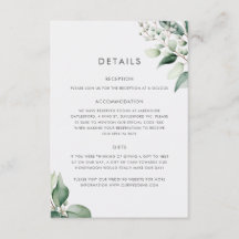 Mariage Élégant Minimaliste à la Verdure d'Eucalyp