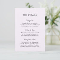 Mariage élégant moderne au lilas