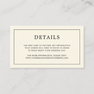 Carte D'accompagnement Mariage élégant monogramme jaune beurre moderne