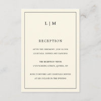 Mariage élégant monogramme jaune beurre moderne