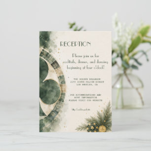 Carte D'accompagnement Mariage Gatsby Casino Glam Las Vegas années 20