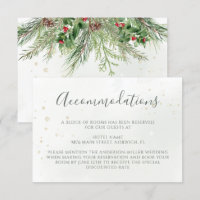 Mariage hivernal rustique avec baies et cône de pi