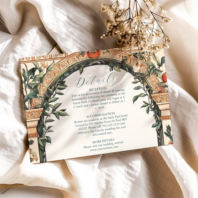 Carte D'accompagnement Mariage méditerranéen illustré (Créateur téléchargé)