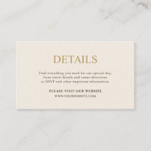 Mariage Minimaliste Ivoire & Or
