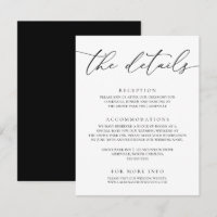 Mariage minimaliste moderne noir et blanc