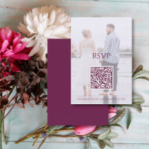 Mariage Moderne Minimaliste avec RSVP Photo de Pru