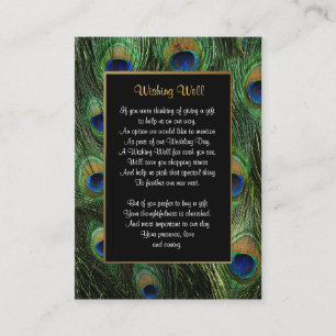 Carte D'accompagnement Mariage Peacock - Bien Envie