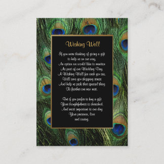 Carte D'accompagnement Mariage Peacock - Bien Envie