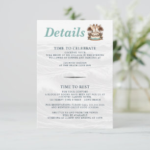 Carte D'accompagnement Mariage surf Brides