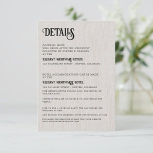 Carte D'accompagnement Mariage Tarot