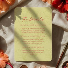 Mariage vibrant sur le thème de l'Hibiscus tropica