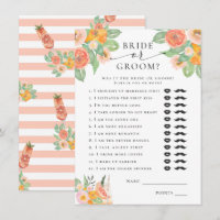 Mariée ou groom Cocktail brillant Jeu nuptiale