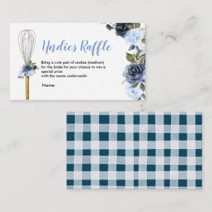 Carte D'accompagnement Marine Floral Bientôt être fouetté Undies Raffle