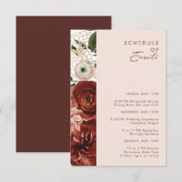 Marsala Autumn Floral | Clôture du calendrier des 