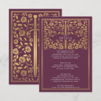 Mauve Royal Medieval Sword Détails du Mariage