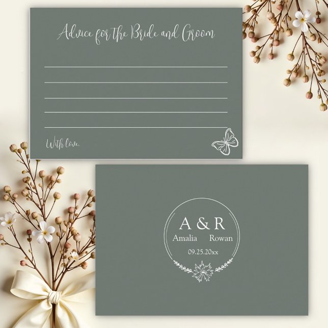 Carte D'accompagnement Meadow Flowers Conseil pour mariée et chambre (Créateur téléchargé)