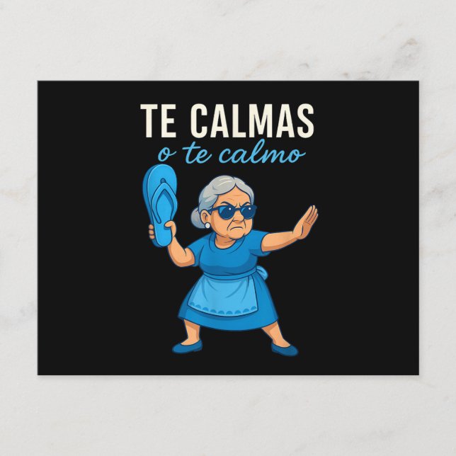 Carte D'accompagnement Mère espagnole mexicaine drôle (Devant)