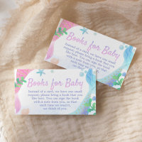 Mermaid Under the Sea Baby shower Livres pour bébé