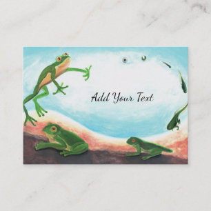 Carte D'accompagnement Métamorphose - Cycle de vie d'une grenouille