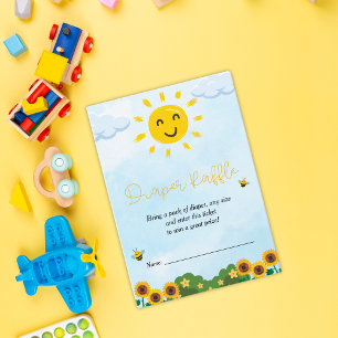 Carte D'accompagnement Mignonne Voici Le Baby shower Fils